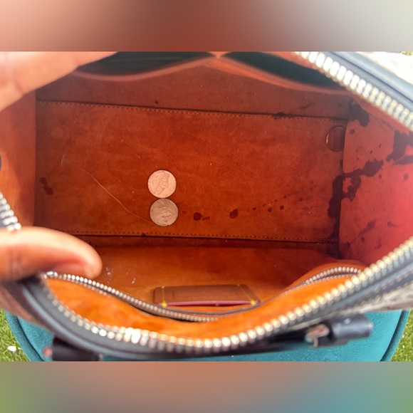 COACH ruby satchel 25🖤🐼 - Picture 3 of 5